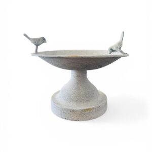 Vintage Metal Bird Bath