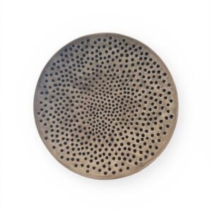 East of India Hand Painted Dimpled Plate