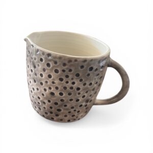 East of India Hand Painted Dimpled Jug