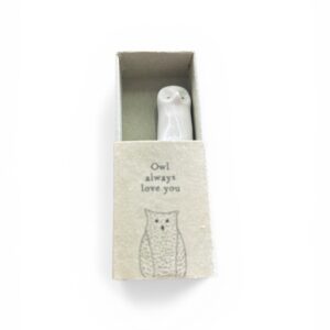 Owl always love you matchbox