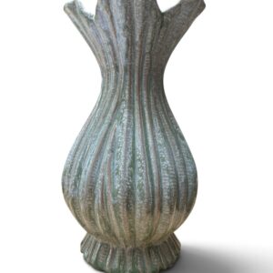 Gisela Graham Porcelain Ridged Vase